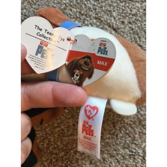 TOY ❤️ TY - The Secret Life Of Pets Plush Bundle - Max & Buddy Dogs - Picture 8 of 9